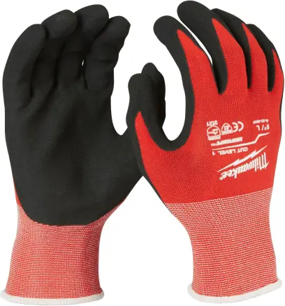 Pracovní rukavice Milwaukee BULK CUT, ochrana proti proříznutí A, velikost 7 (S), 1 pár, 4932479712